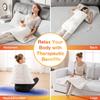 Woomer Faux Fur Electric Heating Pad for Back Pain Relief, Extra Large 17 x 33, Extended Coverage from Neck to Hip, Two-Sided, Moist Mode, ETL Certified, 6 Adjustable Heats & 2H Auto-Off,White view 2