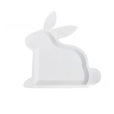 AUPLEX 80PCS Disposable Easter Bunny Paper Plates, Safe and Reusable For Everyday Breakfast, Lunch, & Dinner Meals