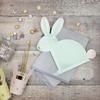 AUPLEX 80PCS Disposable Easter Bunny Paper Plates, Safe and Reusable For Everyday Breakfast, Lunch, & Dinner Meals view 3