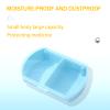 2PCS Small Pill Case Travel Pill Box Cute Pill Organizer for Purse Portable Daily Medicine Organizer 2 Compartment Pill Holder for Vitamins, Fish Oil, Supplements view 3
