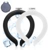 2PCS Neck Cooling Tube, with Insulated Bag, Wearable Ice Coolers Ring Keep Body Cool in Heat/Hot Weather,Reusable Neck Frozen Wraps for Summer in/Outdoor Sports (Black+White) view 2
