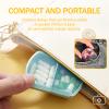 6PCS Small Pill Case Travel Pill Box Cute Pill Organizer for Purse Portable Daily Medicine Organizer 2 Compartment Pill Holder for Vitamins, Fish Oil, Supplements view 4