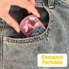 2PCS Small Pill Case Travel Pill Box Cute Pill Organizer for Purse Portable Daily Medicine Organizer 2 Compartment Pill Holder for Vitamins, Fish Oil, Supplements view 4