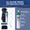 Medfex Oxygen Tank Complete Set | 425 Liter Capacity - Travel Size Kit USA view 4