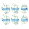 200pcs Transparent Stretch Adhesive Bandage Waterproof Bandage, Ellipse Transparent Film Dressing Tapes for Swimming Shower (2 * 3.3 Inch) view 1