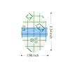 200pcs Transparent Stretch Adhesive Bandage Waterproof Bandage, Ellipse Transparent Film Dressing Tapes for Swimming Shower (2 * 3.3 Inch) view 3