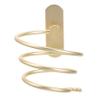 Zerodeko 3pcs Hair Dryer Wall Mount Stand Spiral Storage Rack for Hair Dryer Space Aluminum Easy Install view 1