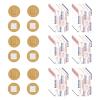 300pcs Adhesive Spot Bandage Flexible Fabric Round Adhesive Bandages 0.87 Inch Diameter Beige Skin Round Bandage for Wound Care and Hides Skin Spots Ideal for Small Incisions view 1