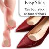 20 Pieces Metatarsal Pads for Women and Men, 1/5" Thick Felt Adhesive Foot Cushions for Balls of Feet, Forefoot Cushions, Metatarsalgia Mortons Neuroma Relief view 2
