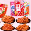 Authentic Sticks Latiao - Sweet and Spicy Traditional Gluten Noodles, Red Oil Chilli Mouthwatering Asian Snacks, Mixed Snack Gift Bags for Halloween Christmas Office Party Camping (4 bag 328g) view 2