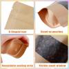 150 Kraft Mylar Bags for Food Storage 6X9 Mylar Bags with Window Candy Packaging Resealable Bags Reclosable Small Stand Up Pouches Edible Packaging, Kraft Paper Bags for Small Business view 2