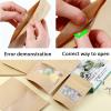 150 Kraft Mylar Bags for Food Storage 6X9 Mylar Bags with Window Candy Packaging Resealable Bags Reclosable Small Stand Up Pouches Edible Packaging, Kraft Paper Bags for Small Business view 4