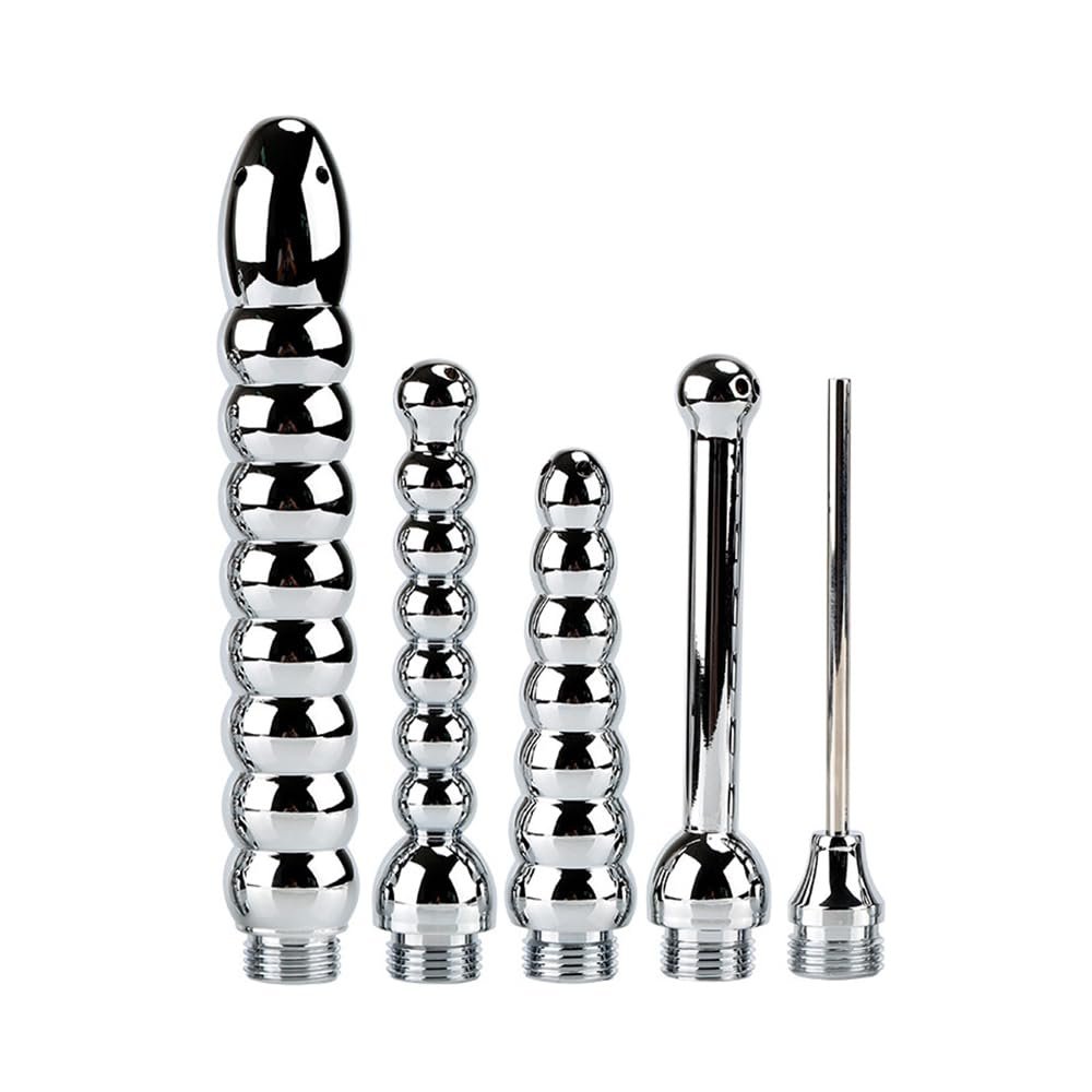 5PCS Shower Enema Kit Anal Douche Shower Head, Fleet Enema for Colon Cleanse for Women Man Urethral Cleaning