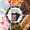 100 PCS 10x15 Mylar Bags with Window 1 Gallon Resealable Packaging Smell Proof Mylar Bags for Food Storage, Resealable Packaging Bag for Candy, Cookies and Small Jewelry, Matte Black view 3