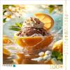 CALVENDO Puzzle Chocolate ice Cream with Mint and Cream Topping, Served in a Lemon Bowl | Size view 1