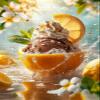 CALVENDO Puzzle Chocolate ice Cream with Mint and Cream Topping, Served in a Lemon Bowl | Size view 3