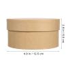 MAGICLULU Round Present Box with Lid Multi-functional Paper Storage Box for Baking Cookies and Candies Elegant Present Wrapping Lightweight Design view 4