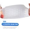 2pairs U-Shaped Heel Cushions for Men and Women -Absorbing Heel Pads for Shoe Types Washable and Prevents Slipping and Blisters view 4