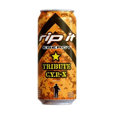 Weinner Rip It Energy Drink Tribute CYPX, 16 Fl Oz (Pack of 12)