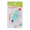 Light Zoom Nail Clipper, Nail Clippers with fold Away Magnifier, Portable Lightweight Zoom Manicure Clipper for Infants Elderly (Green + Gray) view 1