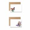 Aria Rae Design Flat Note Card set, Butterfly Note Cards, Set of 12, blank cards with envelopes, all occasion cards, watercolor greeting cards, assorted cards, blank on backside view 2