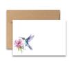 Aria Rae Design Assorted Flat Notecards, Hummingbird note cards, Set of 12, blank on backside, stationery set, greeting card set, cards with envelopes, greeting card view 2