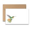 Aria Rae Design Assorted Flat Notecards, Hummingbird note cards, Set of 12, blank on backside, stationery set, greeting card set, cards with envelopes, greeting card view 3