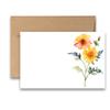 Aria Rae Design Assorted Flat Notecards, Flower note cards, Set of 12, blank on backside, stationery set, greeting card set, cards with envelopes, all occasion cards, blank cards view 3