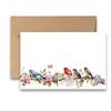 Aria Rae Design Assorted Flat Notecards, Bird on a Vine Greeting cards, Set of 12, blank on backside, stationery set, greeting card set, note cards with envelopes view 2