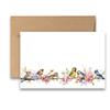 Aria Rae Design Assorted Flat Notecards, Bird on a Vine Greeting cards, Set of 12, blank on backside, stationery set, greeting card set, note cards with envelopes view 4
