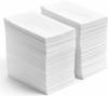 Linen Feel Disposable Napkins, Hand Towels for Bathroom, Weddings, Parties and Dinners, White, 200 Pack view 1