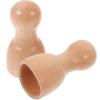 Anneome 2pcs Wooden Massage Cups Compact Body Massager Tool for Muscle Relaxation Non-Slip Grip Deep Tissue Therapy for Shoulders Neck Back and Feet Portable Massage Tool view 1