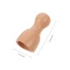 Anneome 2pcs Wooden Massage Cups Compact Body Massager Tool for Muscle Relaxation Non-Slip Grip Deep Tissue Therapy for Shoulders Neck Back and Feet Portable Massage Tool view 3