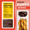 Kokada Dunks Brownie, Chocolate Coconut Spread and Non-GMO Pretzels, Snack Packs, Lunchbox Snack, 1.9 Oz Each, 6 Pack view 3