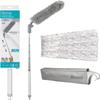 Bona High Performance Dusting System - 1 Extendable Handle, 3 Disposable Dusters, 1 Reusable Duster, & 1 Storage Bag - Extendable Dusting Kit view 1