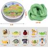 Inner-Active Play Putty Therapy Putty for Kids with Charms Green as Grass Theraputty Medium Resistance, Increase fine Motor Skills and Finger Strength, Occupational Therapy Toys view 3