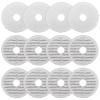 3764 Replacement Mop Pads for Bissell SpinWave: Compatible with Bissell Spinwave Spin Mop 376437643 Series Hard Floor Mop Cleaners - 8 Scrubby Pads,4 Soft Pads,Washable & Reusable12 Pack view 1
