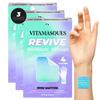 Vitamasques Recovery Patch, Reviveme Wellness Hydrogel Patch (3-Pack) - Revive Vitamin Patches with DHM, Green Tea, Guarana, & Vitamin B1 - Korean Skin Care Energy Patches for Adults view 1