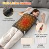 Woomer Faux Fur Electric Heating Pad for Back Pain Relief, Extra Large 20 x 24, Extended Coverage from Neck to Hip, Two-Sided, Moist Mode, ETL Certified, 6 Adjustable Heats & 2H Auto-Off,Grey view 4