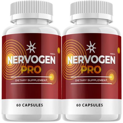 (2 Pack) Nervogen Pro Capsules, Nervogen Pro for Neuropathy Capsules, Nervogen Pro Advanced Formula Dietary Supplement, Vitamin C Zinc Enhanced - Nervogen Pro Reviews (120 Capsules)