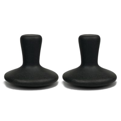 DEFUNX Massage Stones 2 Pieces Mushroom Shaped - Hot Stones Massage Set Hot Rocks Kit for Neck and Face
