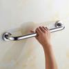 18-Inch Shower Grab Bar for Bathtubs and Bathroom, Chrome Grab Bar Safety Support Handrail, 304 Stainless Steel Handle Anti-Slip Rail for Elderly and Disabled Children Assist Grip (Color : Silver, S view 2