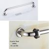 18-Inch Shower Grab Bar for Bathtubs and Bathroom, Chrome Grab Bar Safety Support Handrail, 304 Stainless Steel Handle Anti-Slip Rail for Elderly and Disabled Children Assist Grip (Color : Silver, S view 4