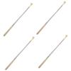 FRCOLOR 4pcs Extendable Metal Back Scratcher Itch Relief Tool for Hard Reach Areas for Men and Women Convenient Storage and Style view 1