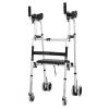 Upright Rollator Walker with Seat & Armrest Foldable Lightweight, Portable Adjustable Height Rolling Walker for Elderly/Disabled, Load 220lbs (Size : 2 Wheels) Feito na China view 1