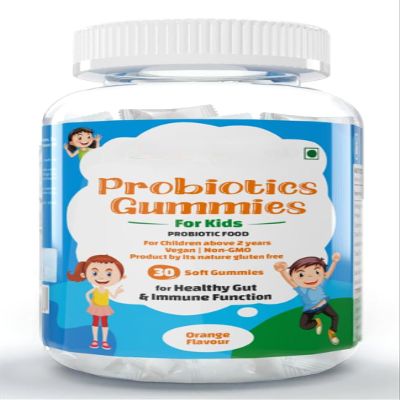 Junior Probiotics Gummies - for Kids - for Healthy Gut & Immune Function - Strawberry Flavour - 30 Soft Gummies