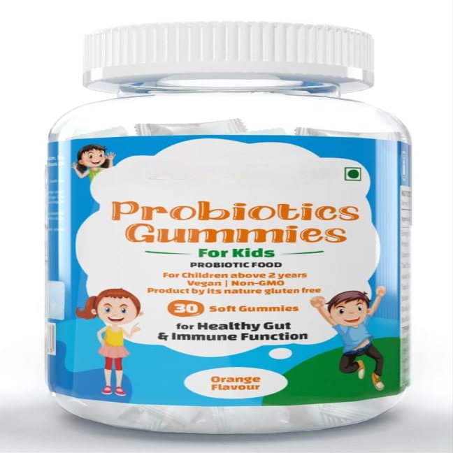 Junior Probiotics Gummies - for Kids - for Healthy Gut & Immune Function - Strawberry Flavour - 30 Soft Gummies