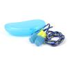 Almencla Silicone Earplugs Reusable with String Cord Comfortable Noise Cancelling Soft for Sleeping Study Work Noisy Places Loud Noise view 4