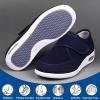 Diabetic Shoes for Elderly Men,Adjustable Lightweight Non-Slip Orthopedic Walking Shoes for Elderly Hammertoe Arthritis Swollen Feet Men 4.5/Women 5.5 view 3