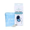 Cleanwaste Medical Sani-Bag Commode Liners, 10 Pack, 32 oz each, Pre-Filled with Absorbent Instant Gelling Powder, Leak Resistant, Neutralize Poop/Urine Odors, for Home & Healthcare view 1